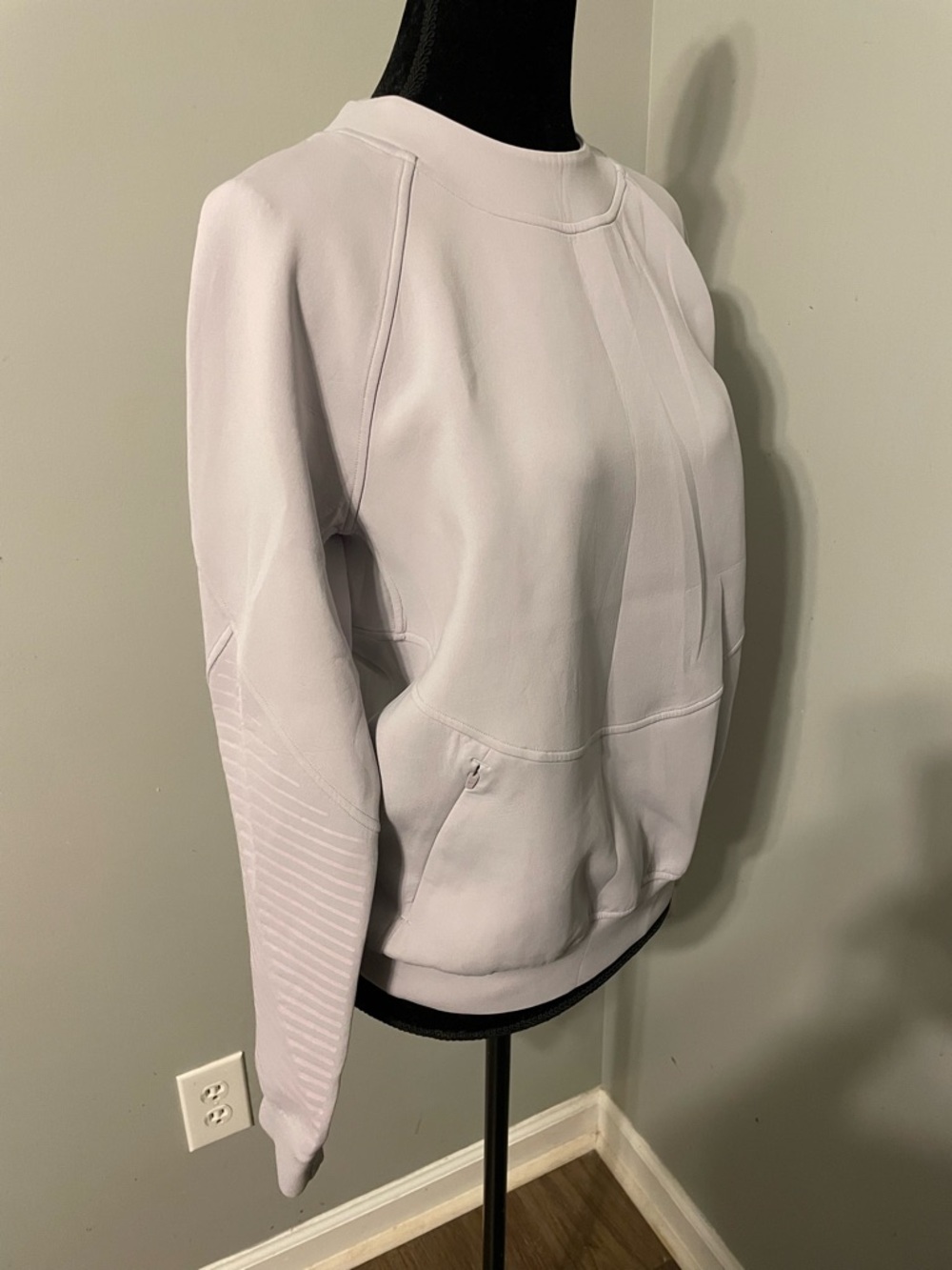 Lululemon City Sweat Crewneck Sweater - light purple Iced Iris - 8